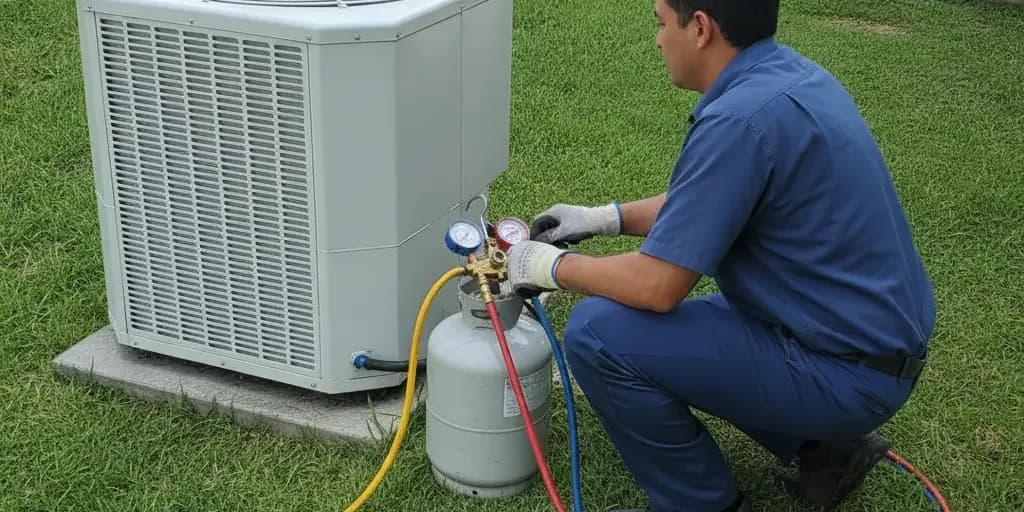 Refrigerant recharge and compressor service in Austin, TX